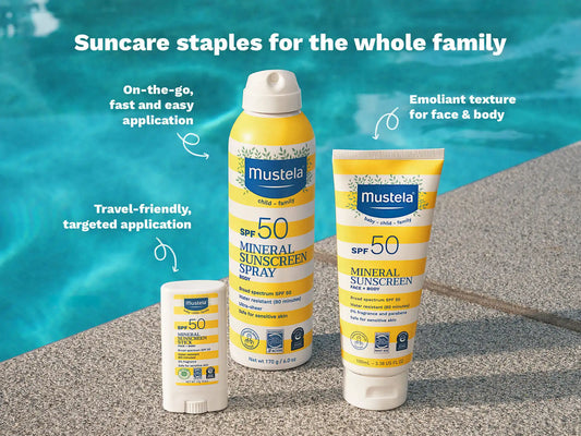 SPF 50 mineral sunscreen spray