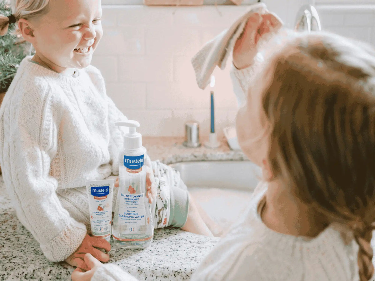 No rinse soothing cleansing water