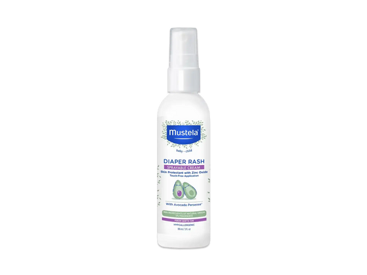 Diaper rash sprayable cream