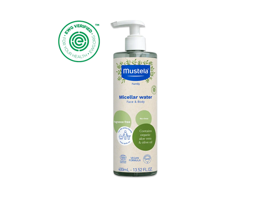 Organic micellar water with olive oil and aloe