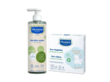 Organic micellar water & reusable eco wipes set