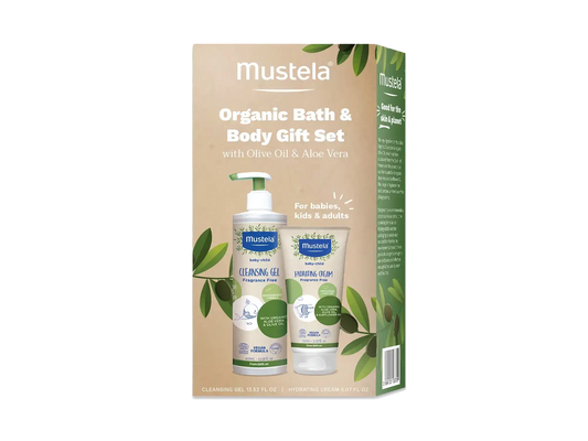 Organic bath and body gift set