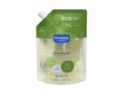 Eco-refill for organic cleansing gel